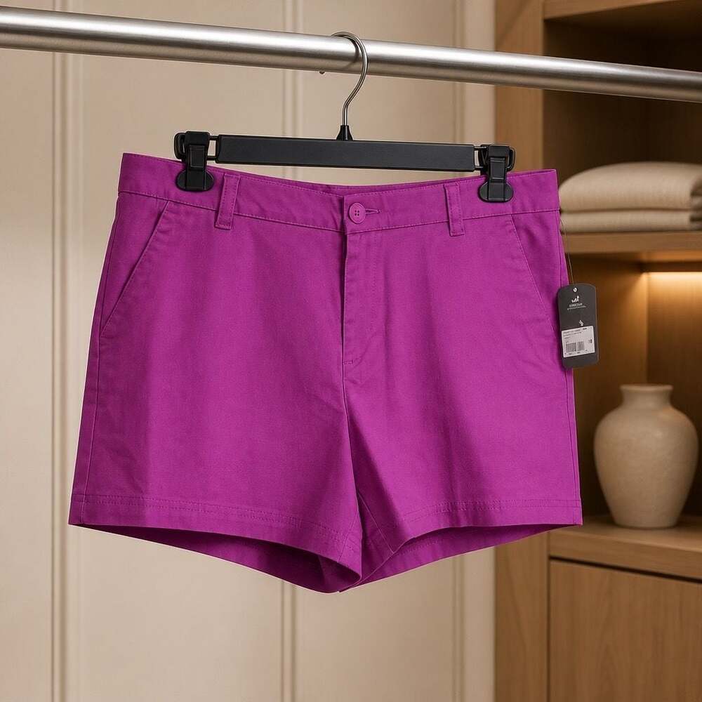 BCG Women's Pink Casual Shorts Size 14 #453